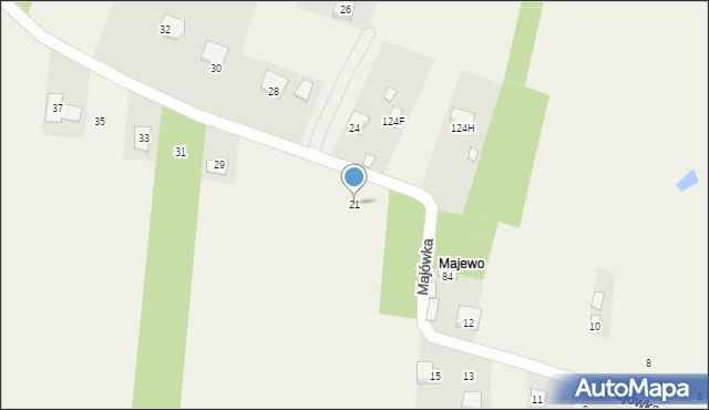 Maliszów, Maliszów, 21, mapa Maliszów