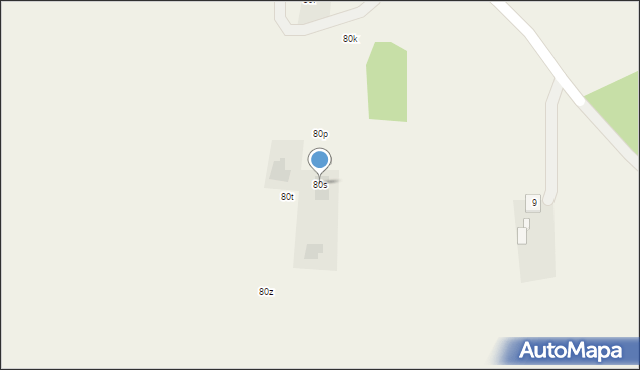 Maliszów, Maliszów, 80s, mapa Maliszów