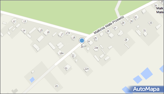 Małkinia Mała-Przewóz, Małkinia Mała-Przewóz, 23, mapa Małkinia Mała-Przewóz
