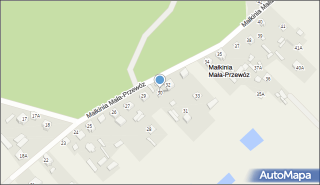 Małkinia Mała-Przewóz, Małkinia Mała-Przewóz, 30, mapa Małkinia Mała-Przewóz