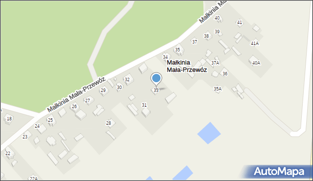 Małkinia Mała-Przewóz, Małkinia Mała-Przewóz, 33, mapa Małkinia Mała-Przewóz