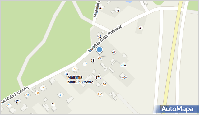 Małkinia Mała-Przewóz, Małkinia Mała-Przewóz, 39, mapa Małkinia Mała-Przewóz