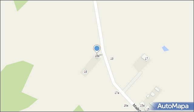 Małków, Małków, 18a, mapa Małków