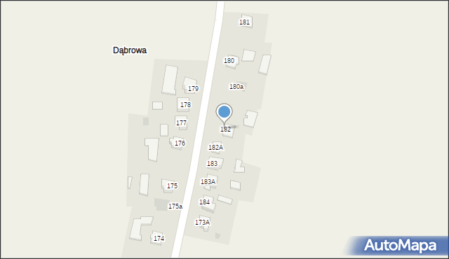 Małkowice, Małkowice, 182, mapa Małkowice