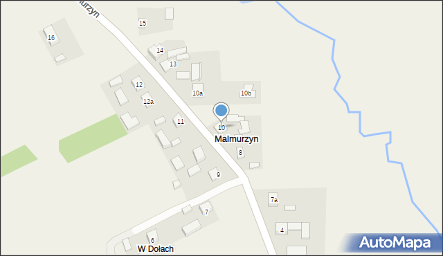 Malmurzyn, Malmurzyn, 10, mapa Malmurzyn