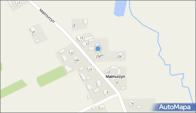 Malmurzyn, Malmurzyn, 10a, mapa Malmurzyn