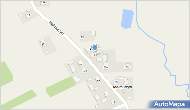 Malmurzyn, Malmurzyn, 13, mapa Malmurzyn