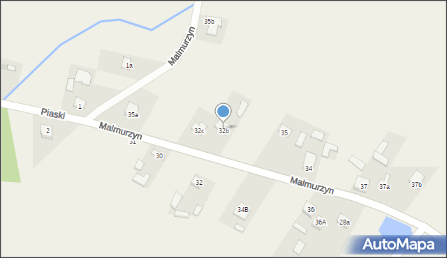 Malmurzyn, Malmurzyn, 32b, mapa Malmurzyn