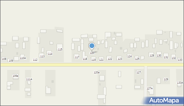 Małochwiej Duży, Małochwiej Duży, 120, mapa Małochwiej Duży