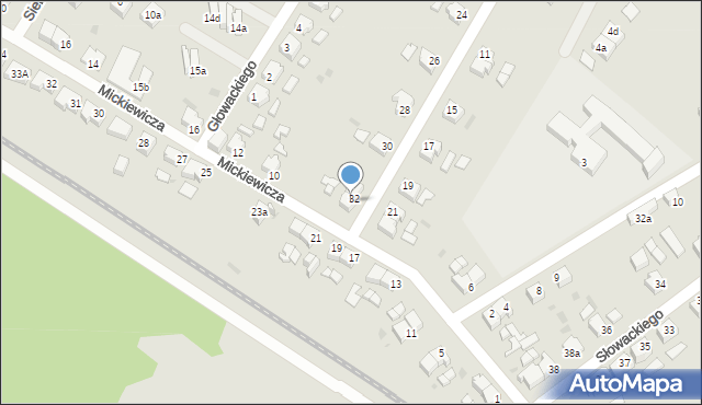 Małomice, Matejki Jana, 34, mapa Małomice