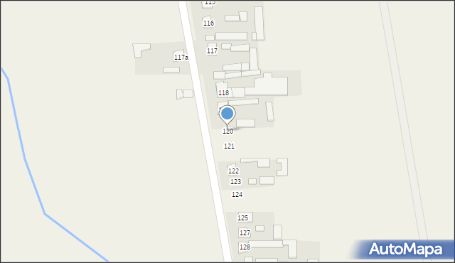 Małomierzyce, Małomierzyce, 120, mapa Małomierzyce