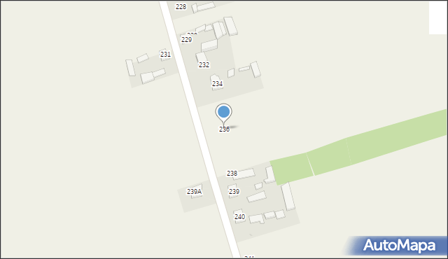 Małomierzyce, Małomierzyce, 236, mapa Małomierzyce