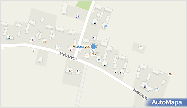 Małoszyce, Małoszyce, 22a, mapa Małoszyce