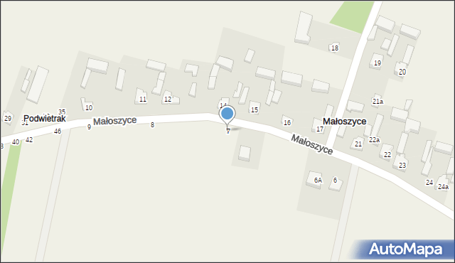 Małoszyce, Małoszyce, 7, mapa Małoszyce