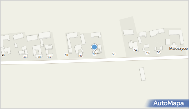 Małoszyce, Małoszyce, 52, mapa Małoszyce