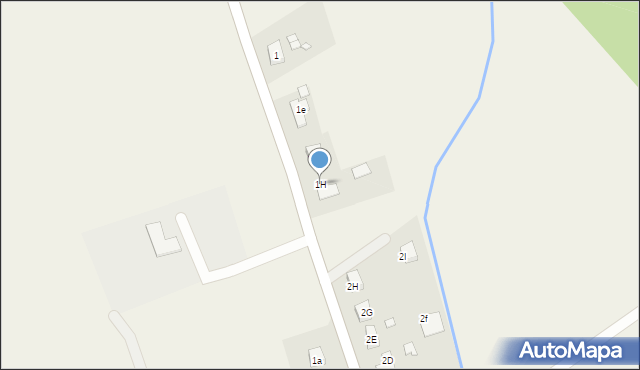 Małowice, Małowice, 1H, mapa Małowice