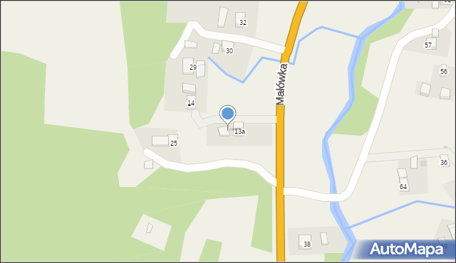 Małówka, Małówka, 24, mapa Małówka