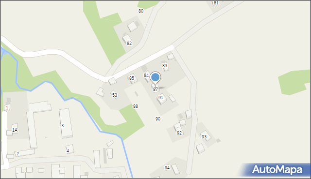 Małówka, Małówka, 87, mapa Małówka