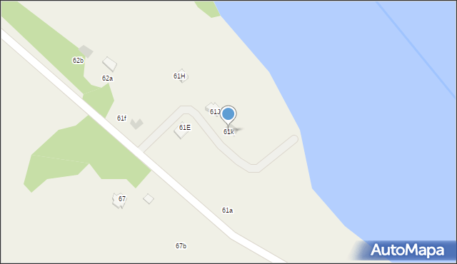 Małszewo, Małszewo, 61k, mapa Małszewo