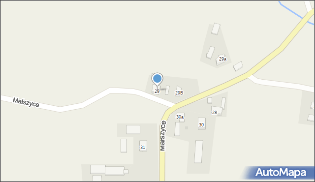 Małszyce, Małszyce, 29, mapa Małszyce