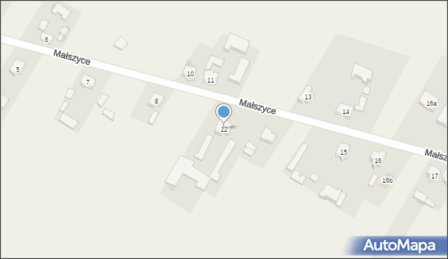Małszyce, Małszyce, 12, mapa Małszyce
