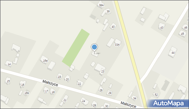 Małszyce, Małszyce, 22a, mapa Małszyce