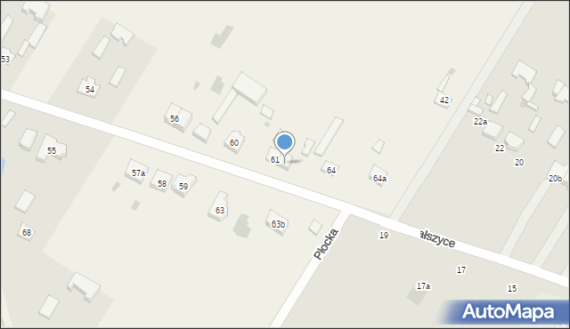 Małszyce, Małszyce, 62, mapa Małszyce