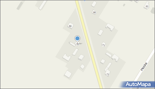 Małszyce, Małszyce, 70, mapa Małszyce