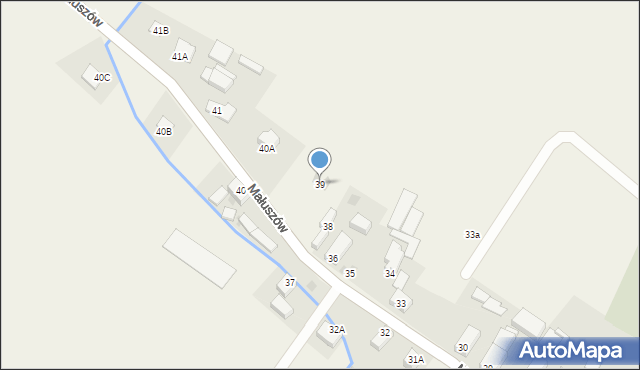 Małuszów, Małuszów, 39, mapa Małuszów