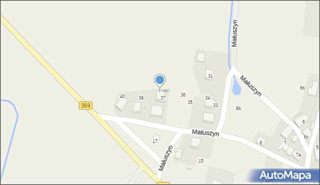 Małuszyn, Małuszyn, 38, mapa Małuszyn