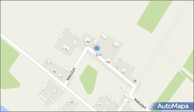 Malużyn, Malużyn, 5, mapa Malużyn