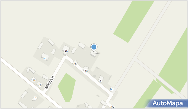 Malużyn, Malużyn, 5b, mapa Malużyn