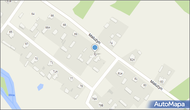 Malużyn, Malużyn, 72, mapa Malużyn
