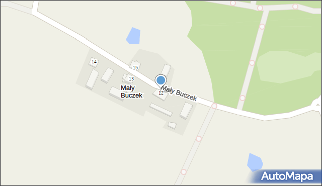 Mały Buczek, Mały Buczek, 12, mapa Mały Buczek