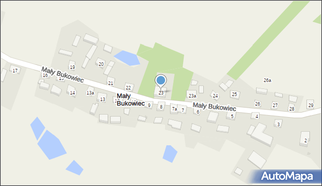 Mały Bukowiec, Mały Bukowiec, 23, mapa Mały Bukowiec
