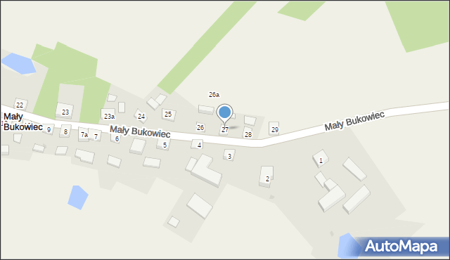 Mały Bukowiec, Mały Bukowiec, 27, mapa Mały Bukowiec