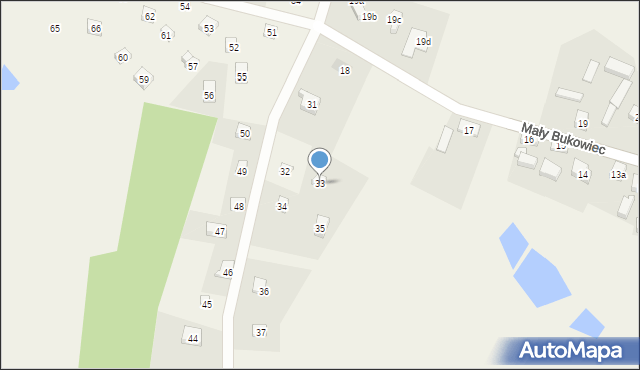 Mały Bukowiec, Mały Bukowiec, 33, mapa Mały Bukowiec