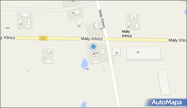 Mały Klincz, Mały Klincz, 18, mapa Mały Klincz