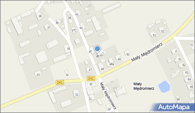 Mały Mędromierz, Mały Mędromierz, 46, mapa Mały Mędromierz