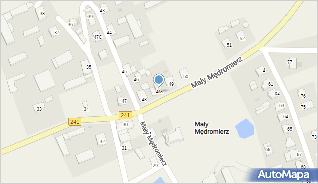 Mały Mędromierz, Mały Mędromierz, 48a, mapa Mały Mędromierz