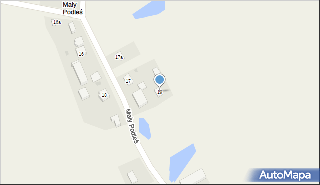 Mały Podleś, Mały Podleś, 19, mapa Mały Podleś