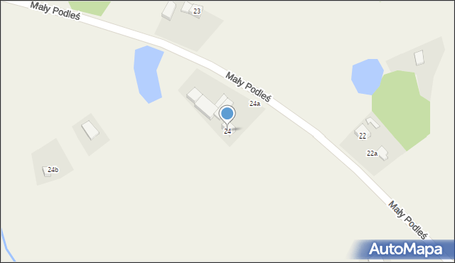 Mały Podleś, Mały Podleś, 24, mapa Mały Podleś
