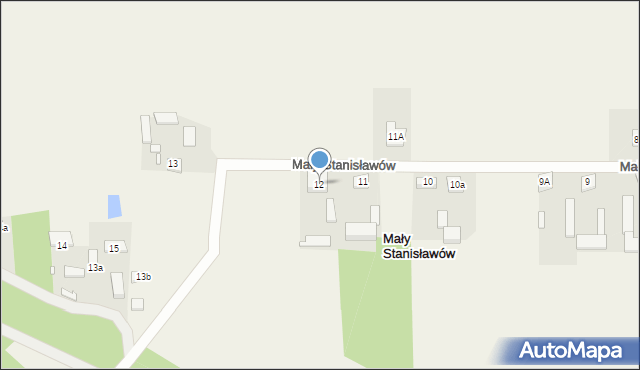 Mały Stanisławów, Mały Stanisławów, 12, mapa Mały Stanisławów