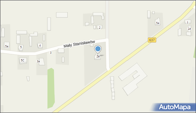 Mały Stanisławów, Mały Stanisławów, 2a, mapa Mały Stanisławów