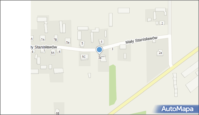 Mały Stanisławów, Mały Stanisławów, 3a, mapa Mały Stanisławów
