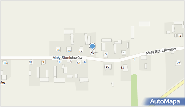 Mały Stanisławów, Mały Stanisławów, 5a, mapa Mały Stanisławów
