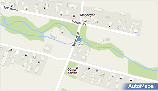 Małyszyce, Małyszyce, 15, mapa Małyszyce