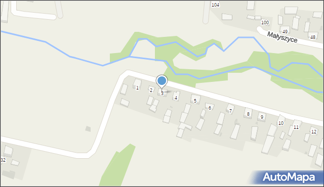 Małyszyce, Małyszyce, 3, mapa Małyszyce