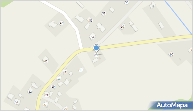 Manasterz, Manasterz, 11, mapa Manasterz