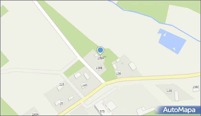 Manasterz, Manasterz, 138A, mapa Manasterz